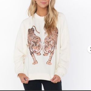 Show Me Your Mumu Simon Dancing Tiger Pullover